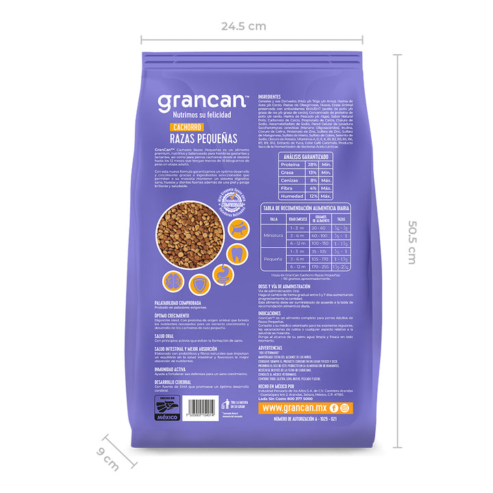 Grancan Cachorro Razas Pequeñas