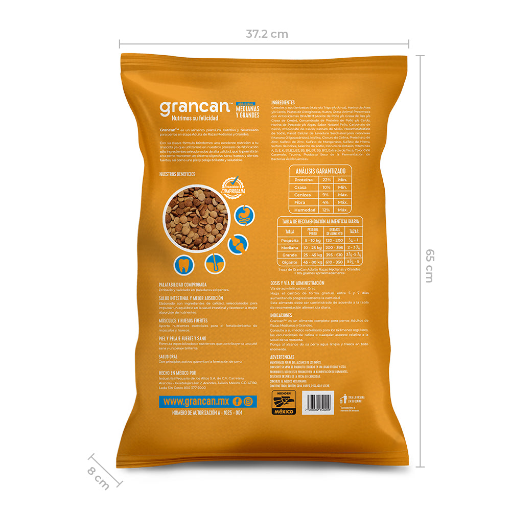 Grancan Adulto Razas Medianas y Grandes