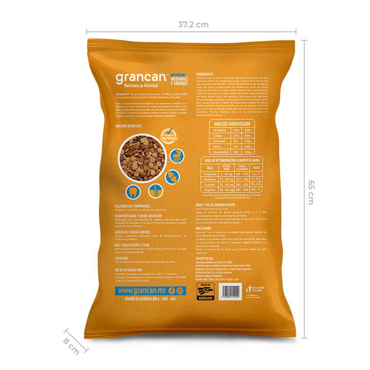 Grancan Adulto Razas Medianas y Grandes