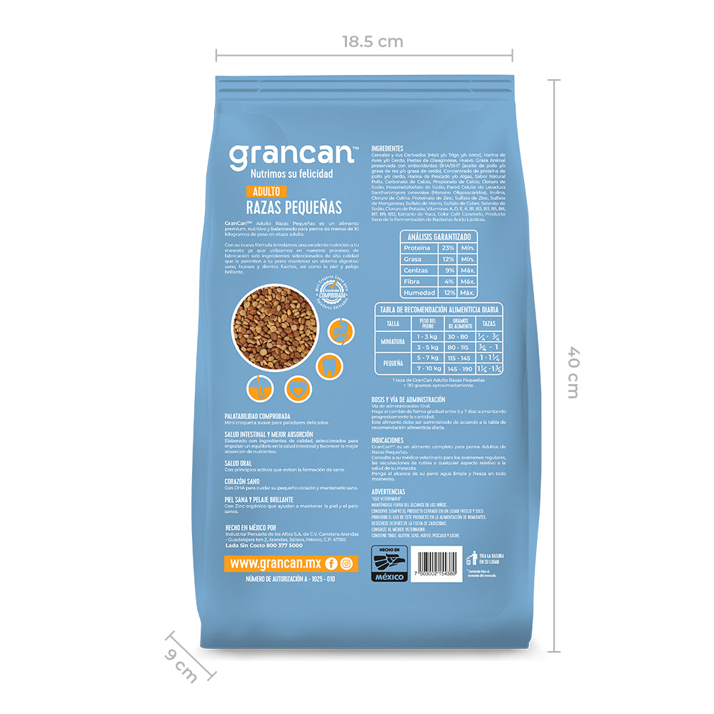 Grancan Adulto Razas Pequeñas