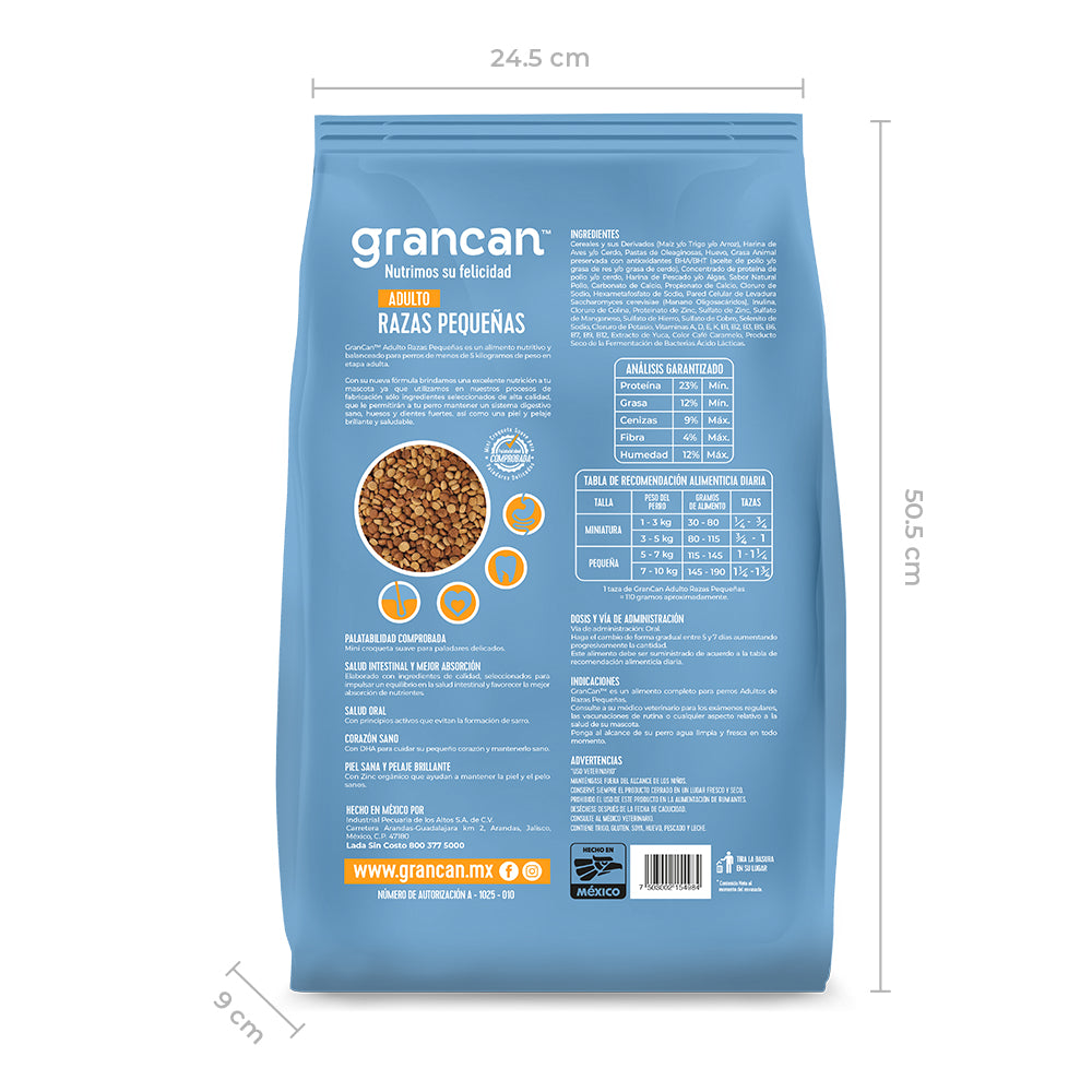 Grancan Adulto Razas Pequeñas