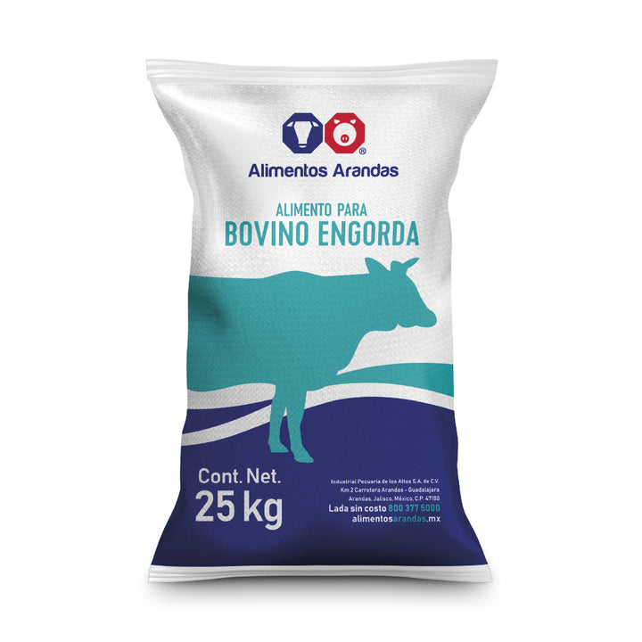 ARA H/ Alimento Para Bovinos Engorda Ganado 12% Pel/Rol/Alg  25KG