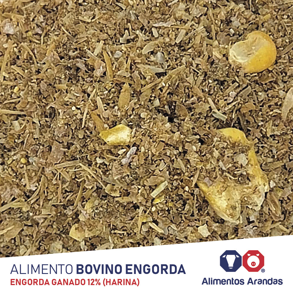 ARA H Alimento Para Bovinos Engorda Ganado 12% Rol 25KG