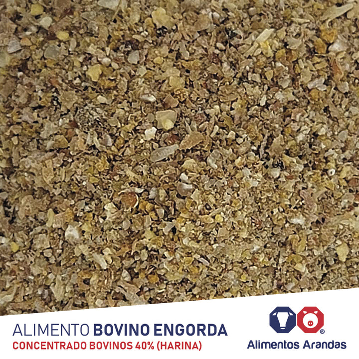 ARA H Alimento Para Bovinos Engorda Concentrado Bovino 40% 25KG