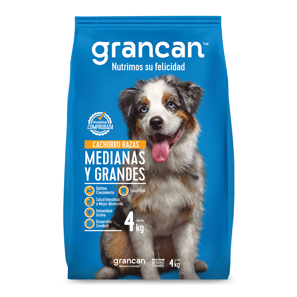 Grancan Cachorro Razas Medianas y Grandes