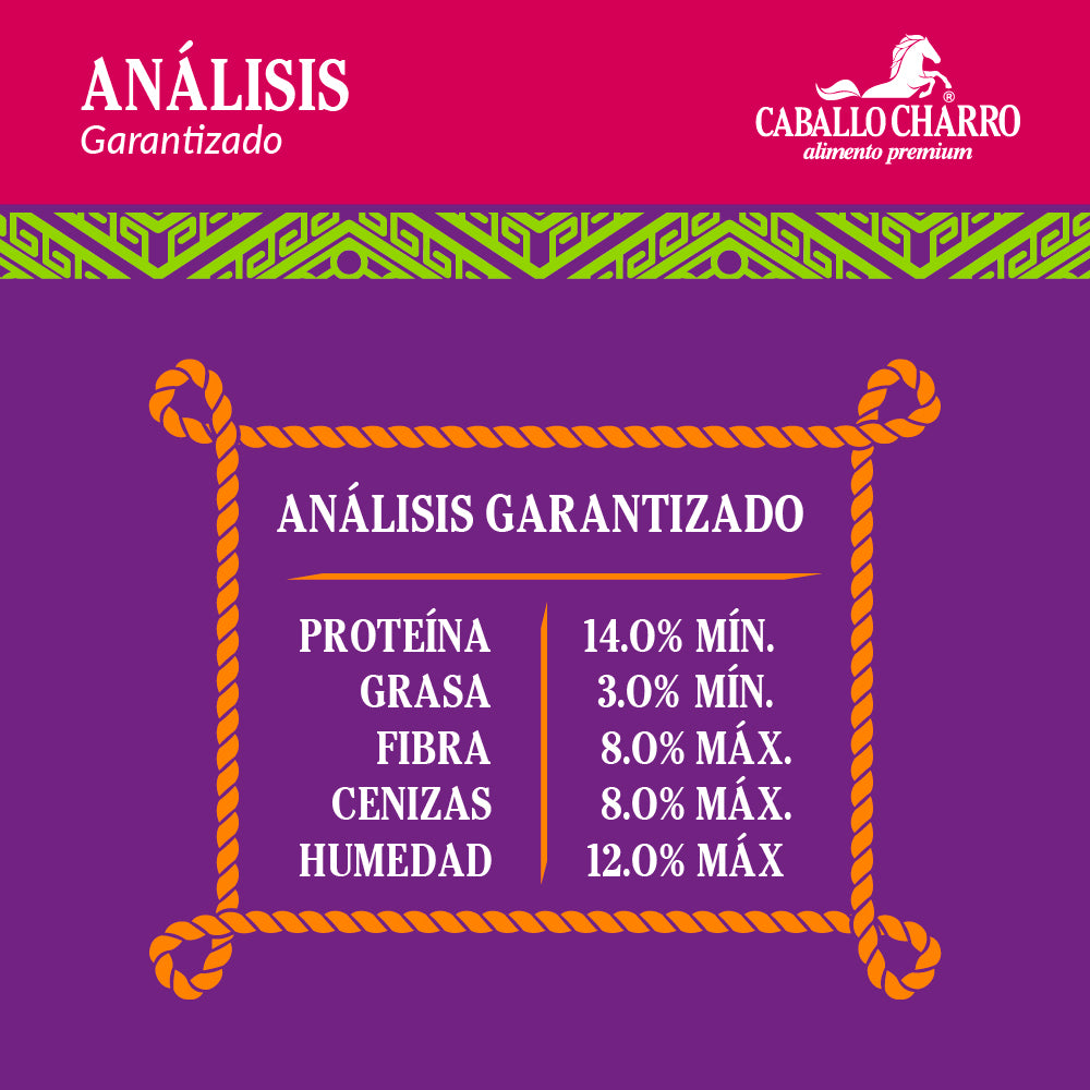 Caballo Charro Alto Enmelazado 25 kg